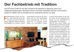 FDT K. Horeis GmbH - Objekt 02/2018